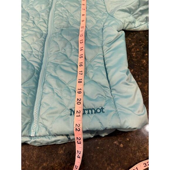 Marmot Women's Quilted Puffer Jacket Blue Size S Full Zip Outdoor - Picture 10 of 10
